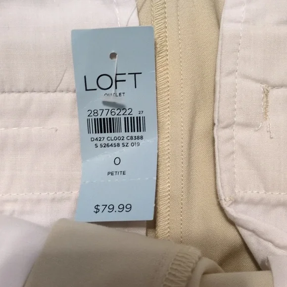 Loft Outlet Skinny Ankle Pants Size 0P